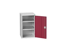 universele kast,HxBxD 900x525x550mm,2xStalen bodem,draaigrendelslot