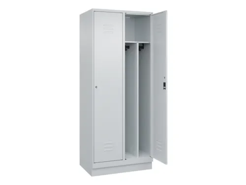 locker voor scheiding van kleding,HxBxD 1950x800x500mm,2vak