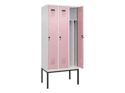 locker voor scheiding van kleding,HxBxD 2120x900x500mm,3vak