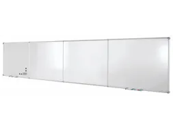 Whiteboard Eindloos Staal Basispakket 90x120 Verticaal