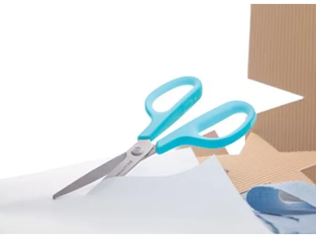 FitCut Curve SMART schaar 17,5 cm blauw op blister