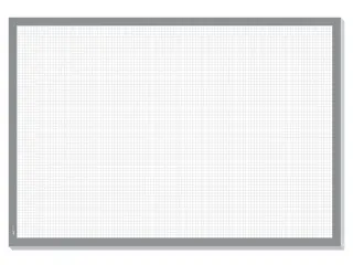 Bureauonderlegger Sigel wit geruit 59,5x41cm, 80 grams papier, 30 vel, - 1