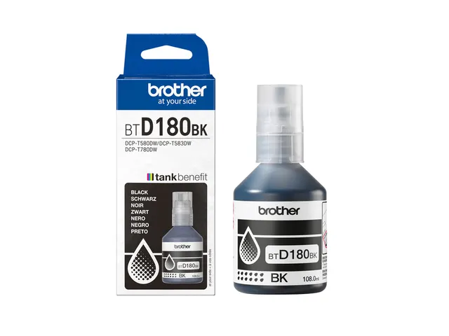 Navulinkt Brother BT-D180BK zwart