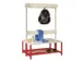 banc double,HxLxP 1600x1000x770mm,piètement RAL3000