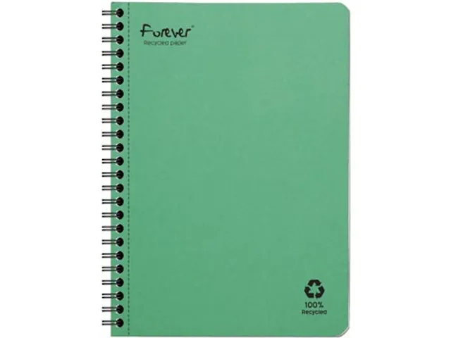 FOREVER spiraalschrift A5 90g gelijnd assorti