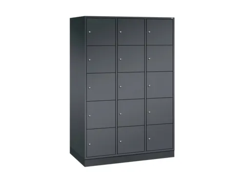 grootvolume-lockersysteem,HxBxD 1950x1220x600mm,3x5vakken,cil.-slot