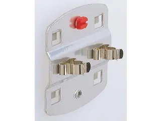 Gereedschapsklem Dubbel Geperforeerde Platen Ø 16mm Aluminium-Kleurig - 1