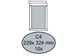 Envelop Quantore Bordrug C4 229x324mm 120gr wit zelfklevend