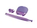 Repose-poignets clavier Fellowes Crystals gel violet