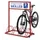 fietsstandaard,m. reclamevlak,L 1000mm,4instelplaatsen