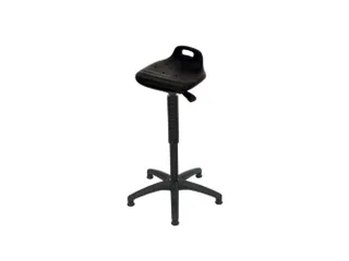 stasteun Zwart PU-schuim-ergonomisch gevormde zitting zwart - 2