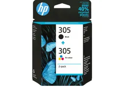 HP 305 Inktcartridge Combo Zwart + 3 Kleuren Origineel 6ZD17AE