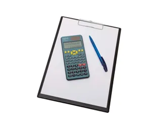 Wetenschappelijk Bureaurekenmachine MSC 417 Solar Batterij blauw zwart - 10