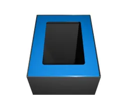 Top modulaire afvalscheidingsunit 60 liter Blauw