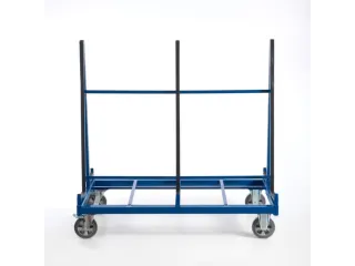Platenwagen 1200kg Bxd 1600x800mm Dubbelzijdig Ral5010 - 1