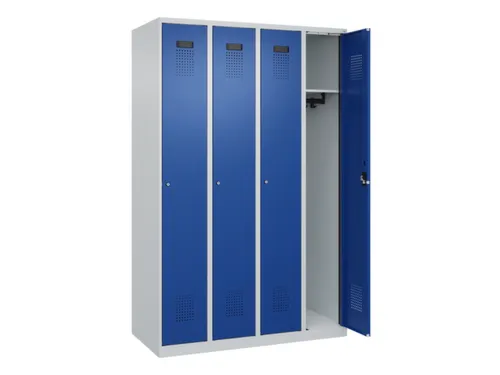 locker,HxBxD 1850x1200x500mm,4vak,vak B 300mm,cil.-slot