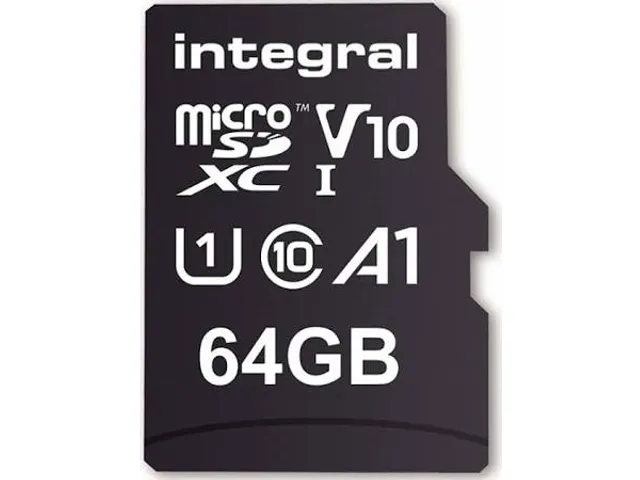 Geheugenkaart Integral microSDXC V10 64GB