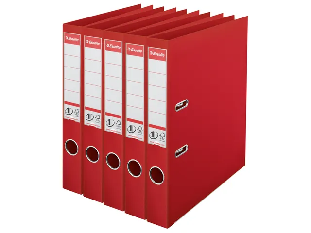 Ordner Esselte No 1 Power PP 50 mm rood 5 stuks