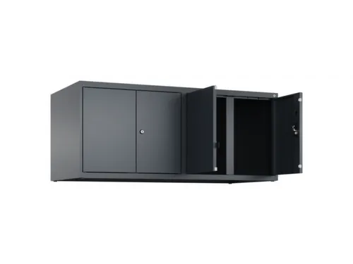 opzetkast,v. locker voor scheiding van kleding,4vak.,vak B 300mm