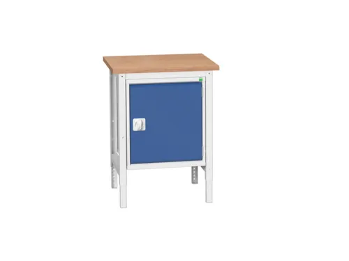 werkbank,HxBxD 780-930x700x600mm,multiplexblad,4voeten
