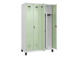 PBM-locker,HxBxD 1950x1200x500mm,4vak,vak B 300mm,draaigrendel