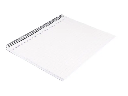 Collegeblok Multo A4 ruit 10x10mm 23-gaats 160 pagina's 80gr wit