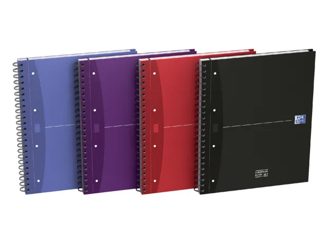 Bloc de cours Oxford Essentials A4+ 120fls double spirale assorti