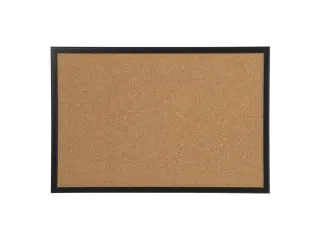 Prikbord Naga 60 x 40 cm Kurk Zwarte omlijsting - 1