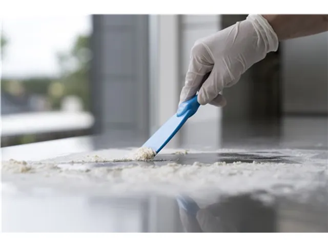 Handschraper Vikan recht 75x210mm blauw