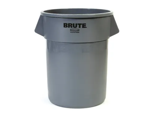 universele container,208l,HxØ 840x675mm,romp PE grijs