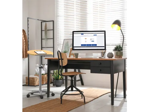 Ergonomische zit/sta werktafel beuken Hout