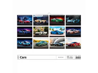 Kalender 2027 Helma 365 31.5x45cm autos - 2