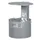 Asbak 4 liter HxØ 250x200mm Wandmontage Rond Overkapping Antraciet