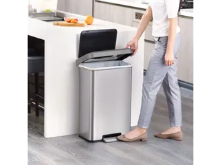 Cozy pedaalemmer 45 Liter Mat RVS - 3