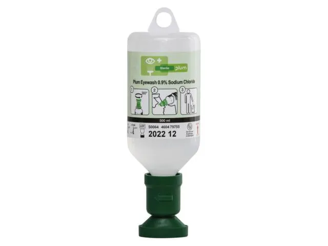 Flacons Lave-Oeil 3X Solution Saline Din En 15154-4