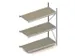 Rayonnage Grande Largeur Suivant Hxlxp 2200X1851X800Mm 3Niveaux Bois