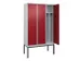 locker voor scheiding van kleding,HxBxD 2120x1200x500mm,3vak