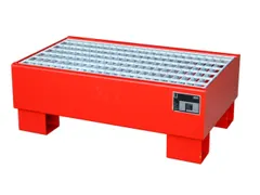 Opvangbak Staalplaat Bxdxh 800x500x290mm 61l Met Rooster Ral 3000