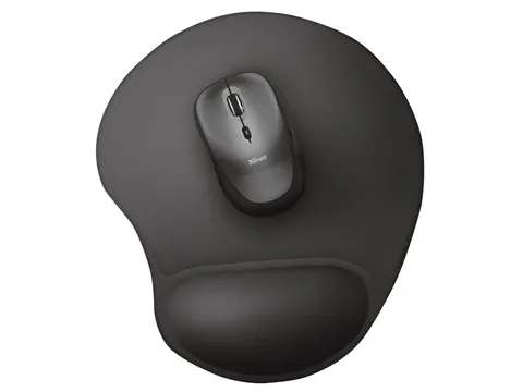 BigFoot muismat met gel polssteun, zwart