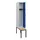locker met bank,HxBxD 1950x300x815mm,1vak,vak B 300mm,draaigrendel