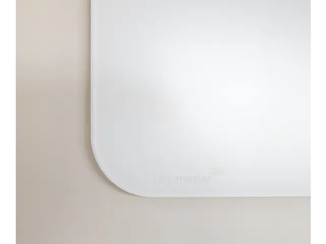 Mat Glasbord 90x120cm Warm Grey Ronde Hoeken