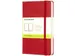 Notitieboek Moleskine pocket 90x140mm blanco hard cover scarlet red