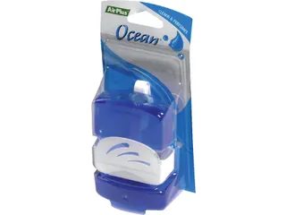 Toiletblok Air plus ocean 55ml met houder 3 stuks - 2