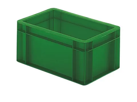 Euronorm-stapelbak 4.5l 50x400x300mm Wanden/bodem Gesloten Groen