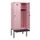 locker met bank,HxBxD 1950x800x815mm,2vak,vak B 400mm,draaigrendel