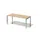 In hoogte verstelbaar bureau,HxBxD 650-850x1800x800mm,blad esdoorn
