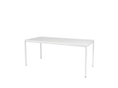 Domino Basic Tafel Vaste Hoogte 1800x800mm Wit 25mm Wit 4-Poots