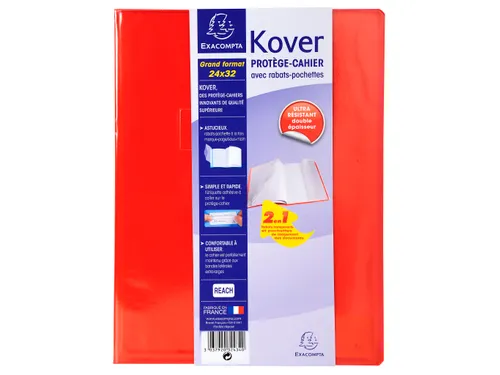 Schriftomslagen Kover transparant 24x32cm ass