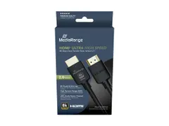 MediaRange HDMI Ultra High Speed Ethernet kabel 48 Gbps Zwart 2 meter