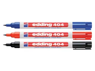 Viltstift edding 404 rond blauw 0.75mm - 2